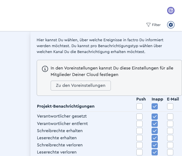 Newsfeed konfigurieren 